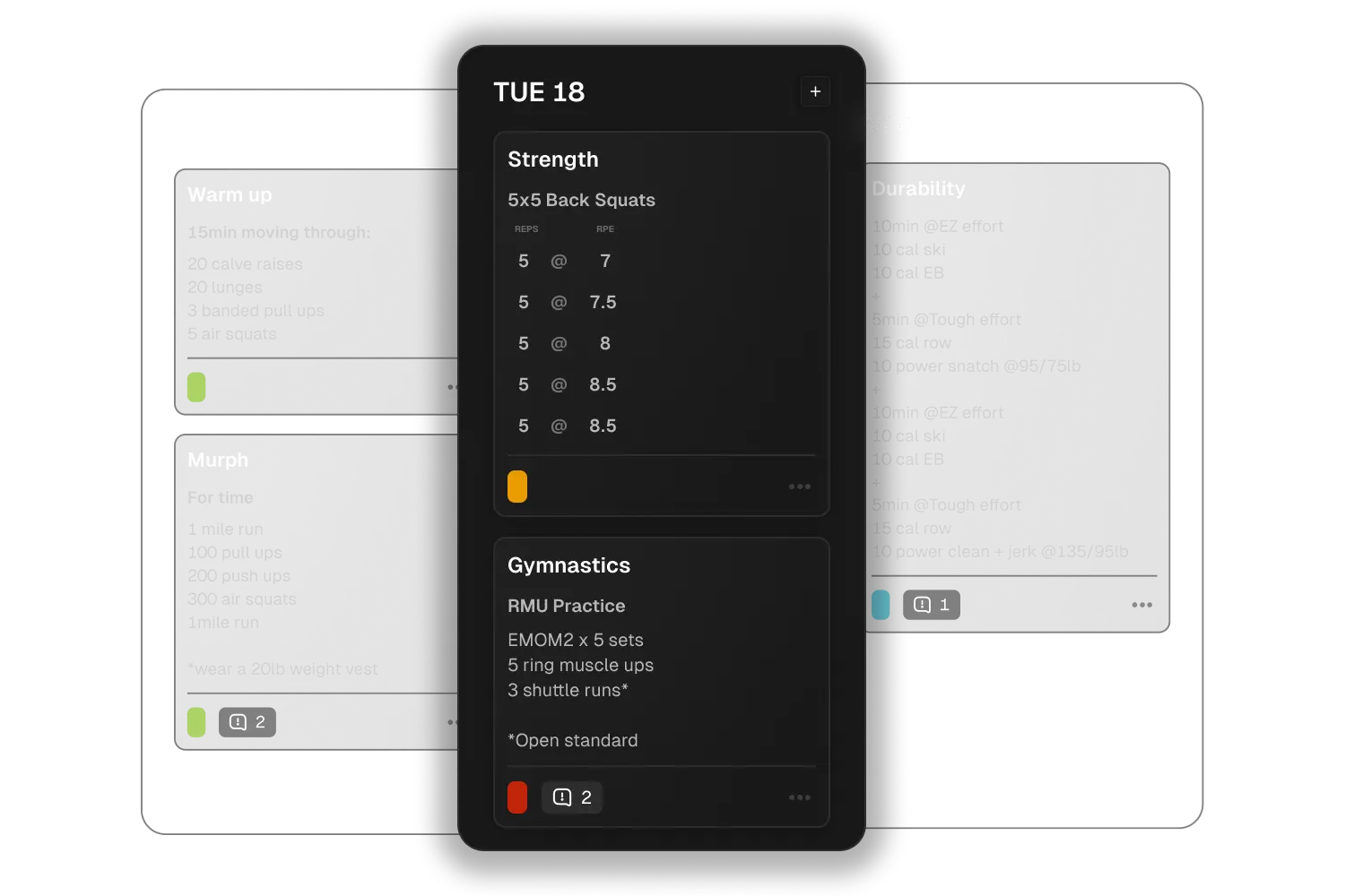 Workout management