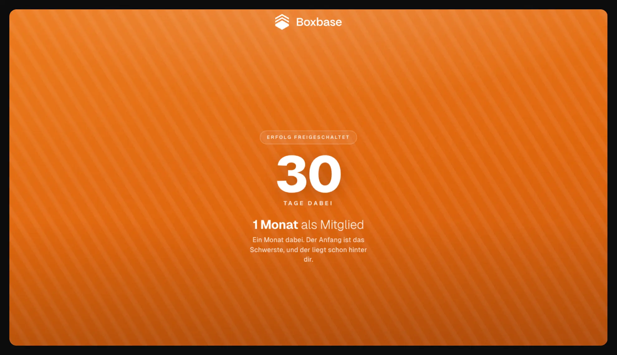 Boxbase Achievements: Member Since